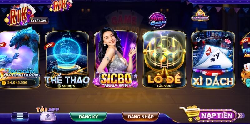 Tổng hợp những trò chơi đổi thưởng hấp dẫn tại Rikvip